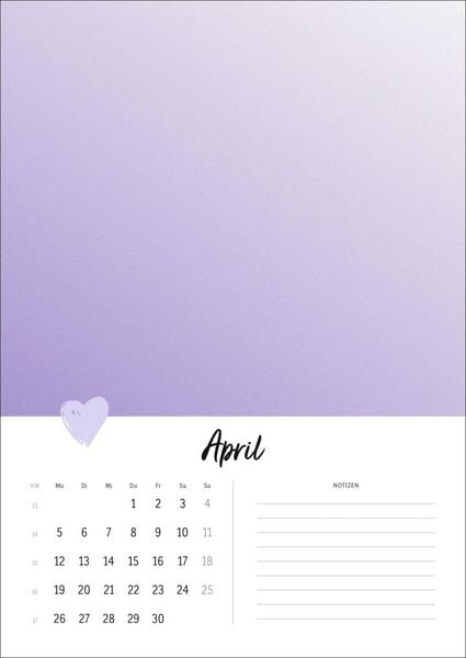 Produktbild: Kreativkalender Mit Liebe gemacht A4 2027