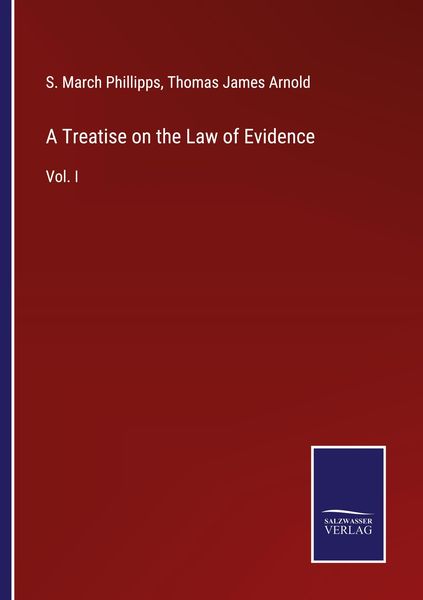 Produktbild: A Treatise on the Law of Evidence