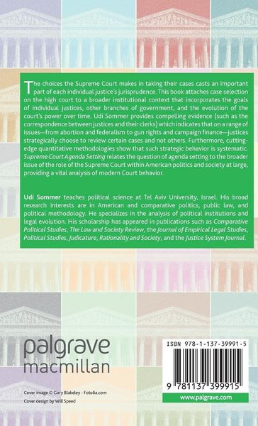 Produktbild: Supreme Court Agenda Setting