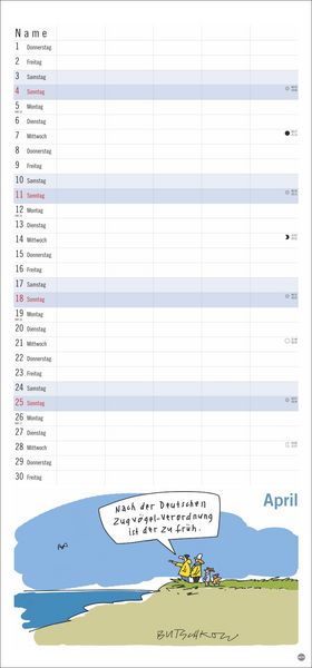 Produktbild: Peter Butschkow: Familienplaner 2027