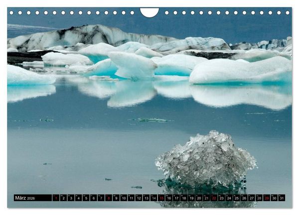 Produktbild: Island (Wandkalender 2026 DIN A4 quer), CALVENDO Monatskalender