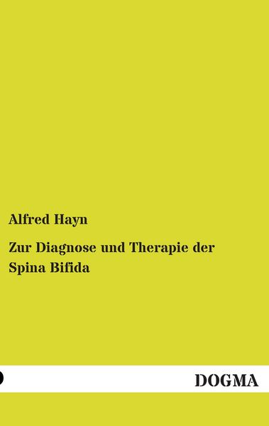 Produktbild: Zur Diagnose und Therapie der Spina Bifida