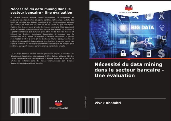 Produktbild: N&eacute;cessit&eacute; du data mining dans le secteur bancaire - Une &eacute;valuation