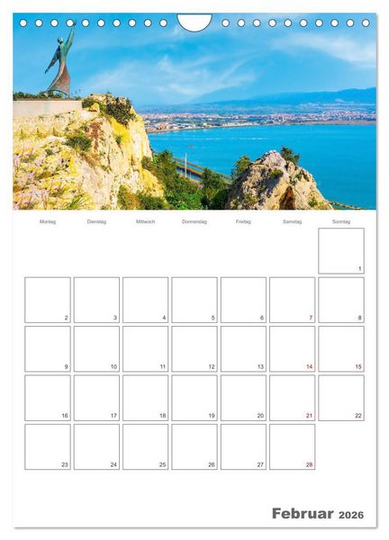 Produktbild: Cagliari - Urlaubsplaner (Wandkalender 2026 DIN A4 hoch), CALVENDO Monatskalender