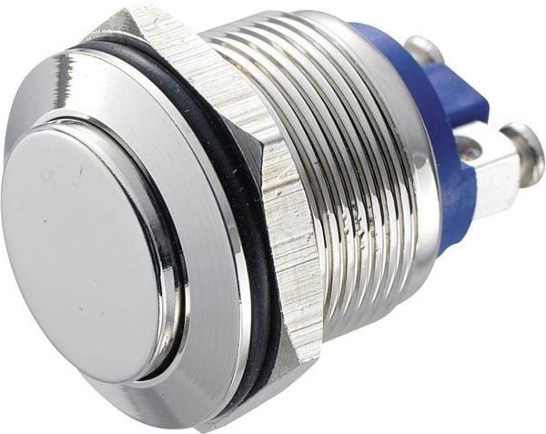 TRU COMPONENTS GQ 19H-N Vandalismusgeschützter Drucktaster 48 V/DC 2 A 1 x Aus/(Ein) tastend IP65 1 St.