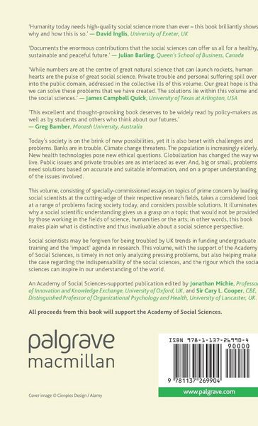 Produktbild: Why the Social Sciences Matter