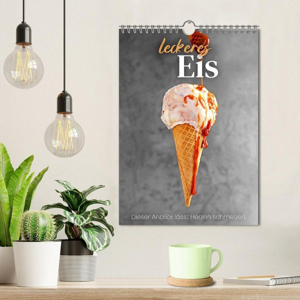 Produktbild: Leckeres Eis - Dieser Art l&auml;sst Herzen schmelzen. (Wandkalender 2026 DIN A4 hoch), CALVENDO Monatskalender
