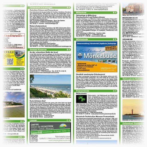 Produktbild: Usedom und Haffk&uuml;ste 1:100 000