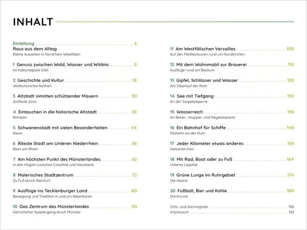 Produktbild: Kleine Auszeiten in NRW