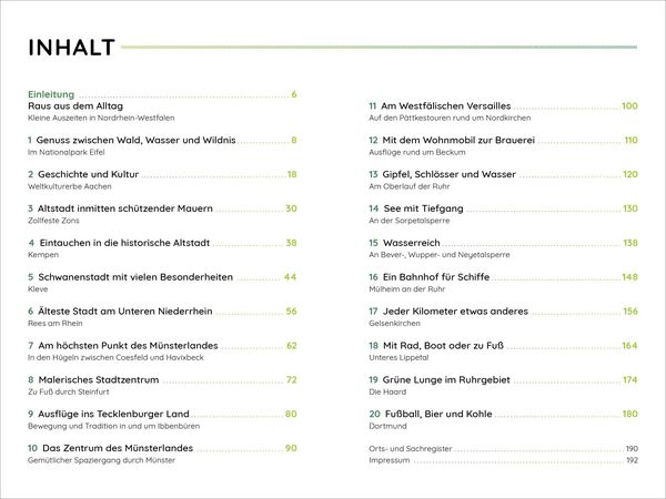 Produktbild: Kleine Auszeiten in NRW