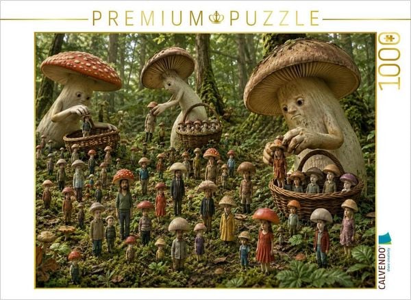 CALVENDO Puzzle Pilzfarm | 1000 Teile Lege-Größe 64 × 48 cm Foto-Puzzle für glückliche Stunden