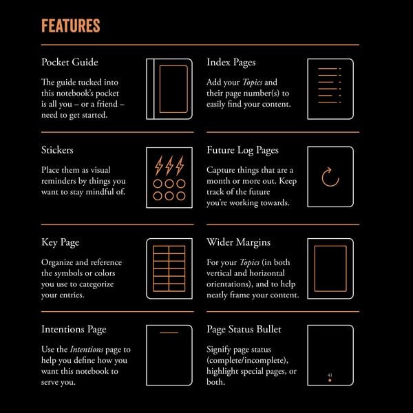 Produktbild: Bullet Journal II Medium A5 Schwarz