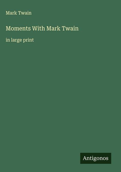 Produktbild: Moments With Mark Twain