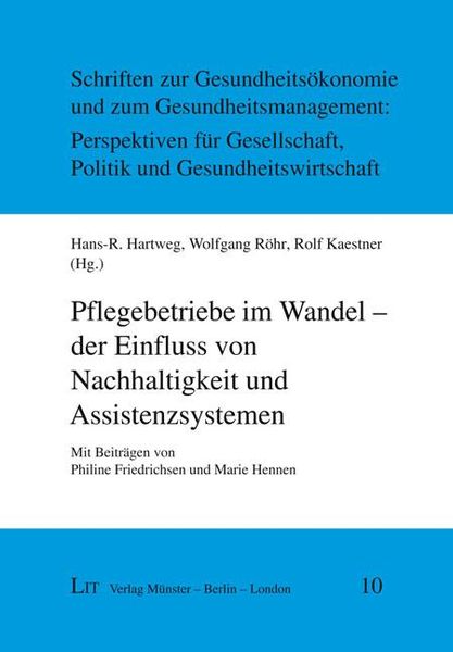 Produktbild: Pflegebetriebe im Wandel - der Einfluss von Nachhaltigkeit