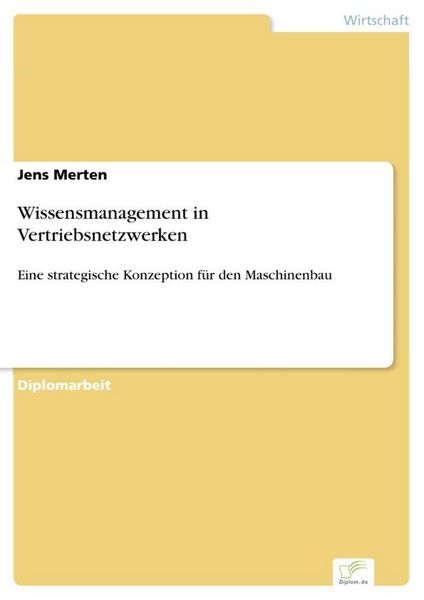 Produktbild: Wissensmanagement in Vertriebsnetzwerken