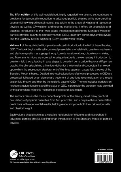Produktbild: Gauge Theories in Particle Physics, 40th Anniversary Edition