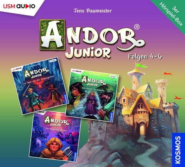 Produktbild: Die gro&szlig;e Andor Junior H&ouml;rbox Folgen 4-6 (3 Audio CDs)