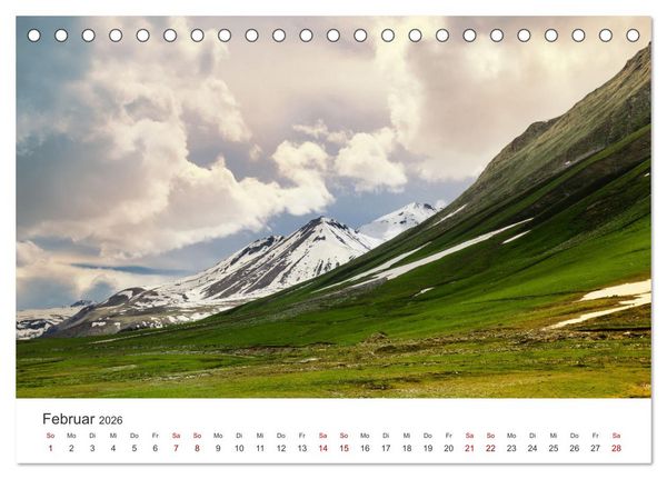 Produktbild: Georgien - Ein ph&auml;nomenales Naturparadies. (Tischkalender 2026 DIN A5 quer), CALVENDO Monatskalender