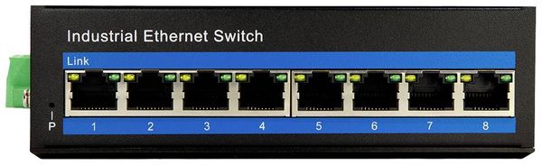 Produktbild: LogiLink NS203 NS203 Industrial Ethernet Switch 8 Port 10 / 100 / 1000MBit/s