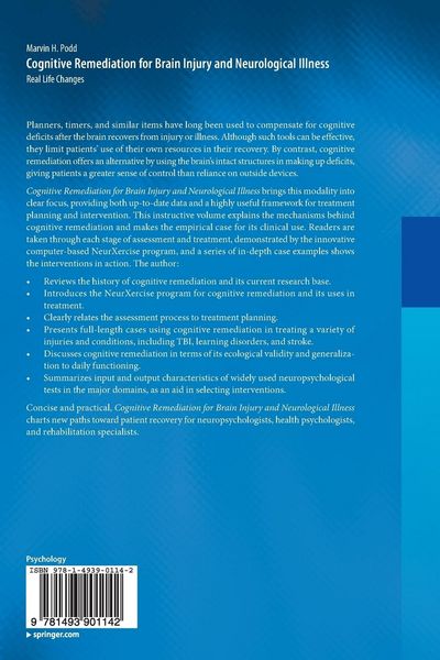 Produktbild: Cognitive Remediation for Brain Injury and Neurological Illness