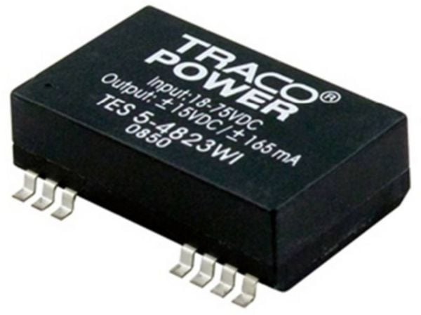 Produktbild: TracoPower TES 5-2413WI DC/DC-Wandler, SMD 24 V/DC 5 V/DC 200 mA 5 W Anzahl Ausg&auml;nge: 1 x Inhalt 1 St.