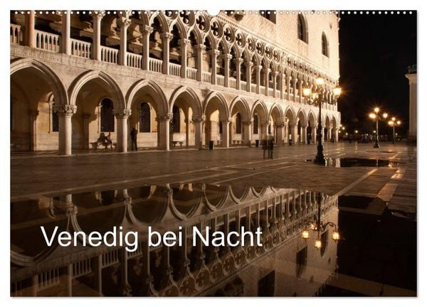 Produktbild: Venedig bei Nacht (Wandkalender 2026 DIN A2 quer), CALVENDO Monatskalender
