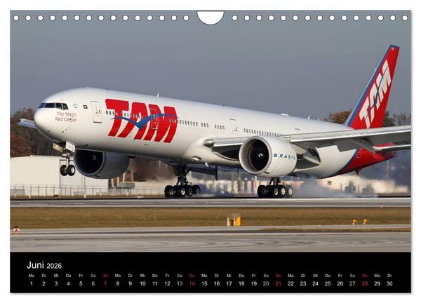 Produktbild: Welt der Flugzeuge (Wandkalender 2026 DIN A4 quer), CALVENDO Monatskalender