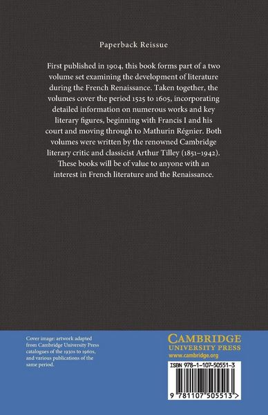 Produktbild: The Literature of the French Renaissance
