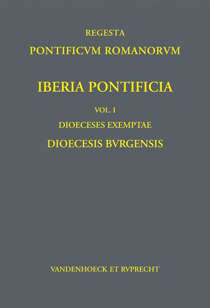 Produktbild: Iberia Pontificia. Vol. I: Dioeceses exemptae