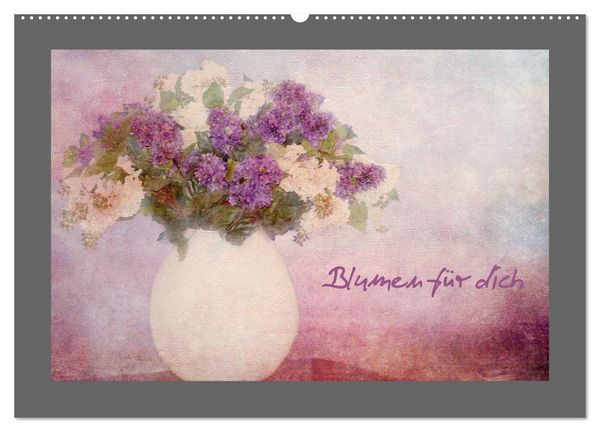 Produktbild: Blumen f&uuml;r dich (Wandkalender 2026 DIN A2 quer), CALVENDO Monatskalender