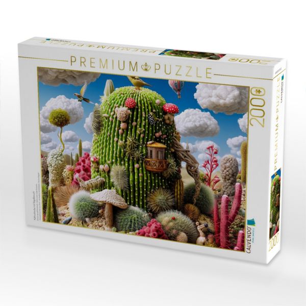 Produktbild: CALVENDO Puzzle Kaktushaube mit Vogelbesuch | 2000 Teile Lege-Gr&ouml;&szlig;e 90x67cm Foto-Puzzle f&uuml;r gl&uuml;ckliche Stunden