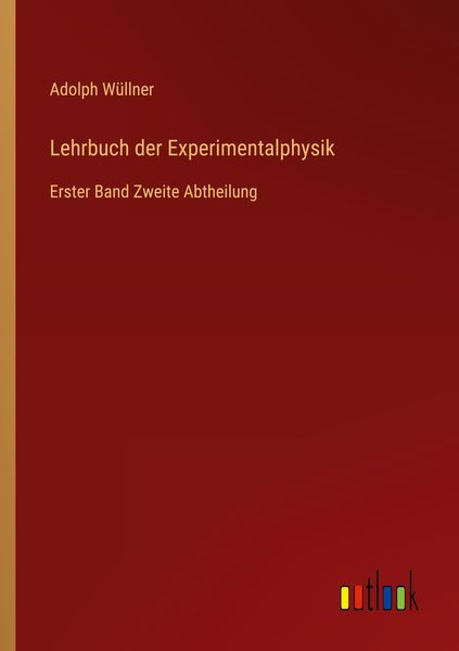 Produktbild: Lehrbuch der Experimentalphysik