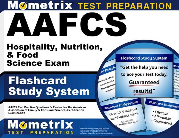 Produktbild: Aafcs Hospitality, Nutrition, & Food Science Exam Flashcard Study System