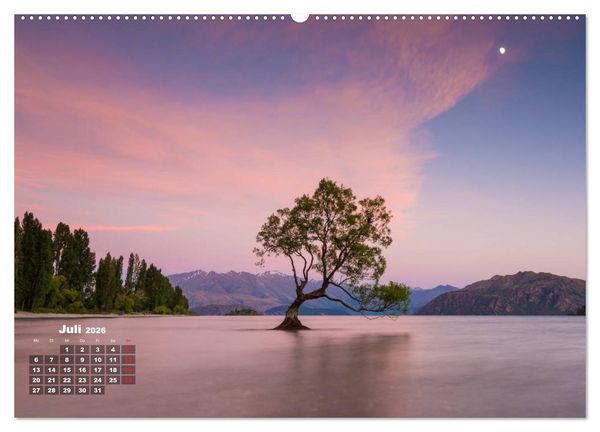 Produktbild: Traumland Neuseeland (hochwertiger Premium Wandkalender 2026 DIN A2 quer), Kunstdruck in Hochglanz