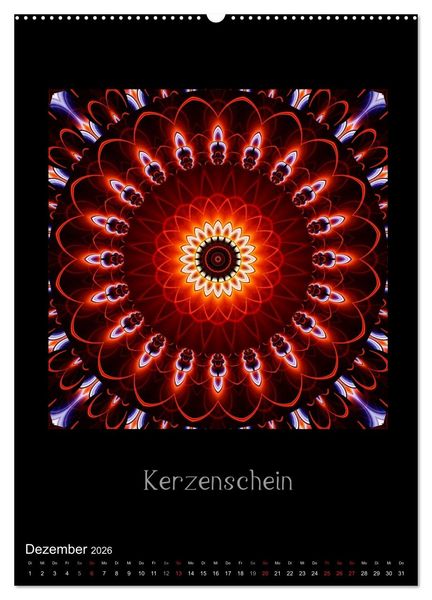 Produktbild: Mandalas - Spiegel der Seele (Wandkalender 2026 DIN A2 hoch), CALVENDO Monatskalender