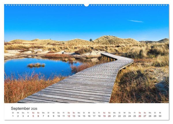 Produktbild: Amrum - Perle der Nordsee (hochwertiger Premium Wandkalender 2026 DIN A2 quer), Kunstdruck in Hochglanz