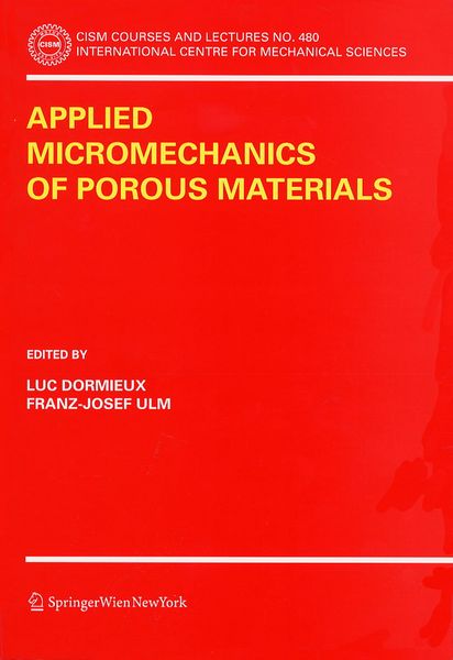 Produktbild: Applied Micromechanics of Porous Materials