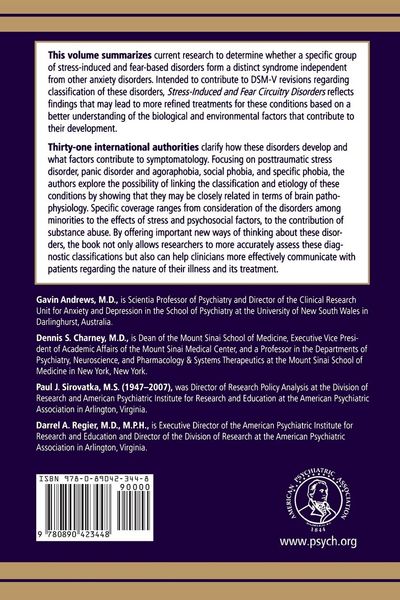 Produktbild: Stress-Induced and Fear Circuitry Disorders