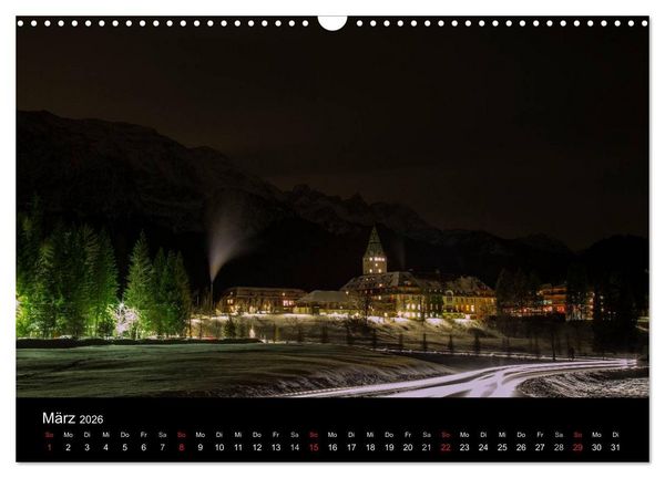 Produktbild: Bergblicke - Elmau (Wandkalender 2026 DIN A3 quer), CALVENDO Monatskalender
