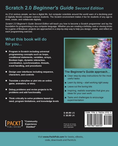 Produktbild: Scratch 2.0 Beginner's Guide (Update)