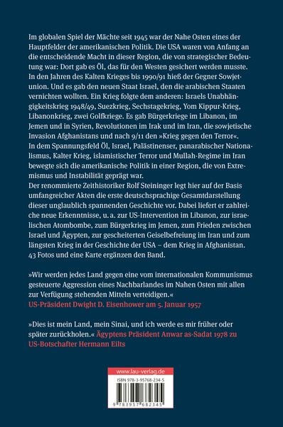 Produktbild: Die USA, Israel und der Nahe Osten