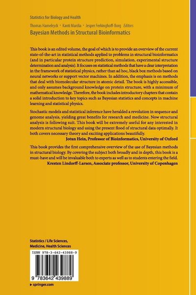 Produktbild: Bayesian Methods in Structural Bioinformatics