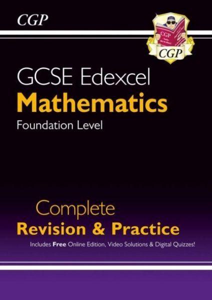 Produktbild: GCSE Maths Edexcel Complete Revision & Practice: Foundation inc Online Ed, Videos & Quizzes
