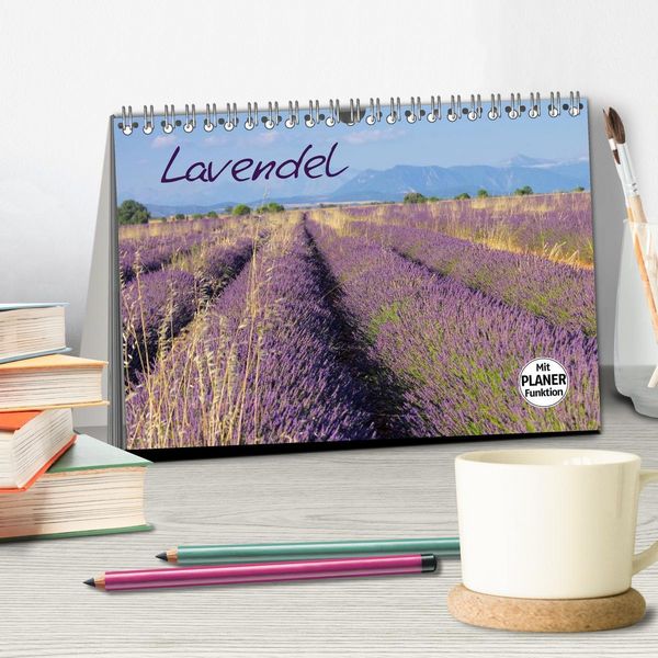 Produktbild: Lavendel (Tischkalender 2026 DIN A5 quer), CALVENDO Monatskalender