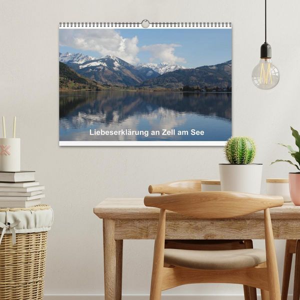 Produktbild: Liebeserkl&auml;rung an Zell am See (Wandkalender 2026 DIN A3 quer), CALVENDO Monatskalender