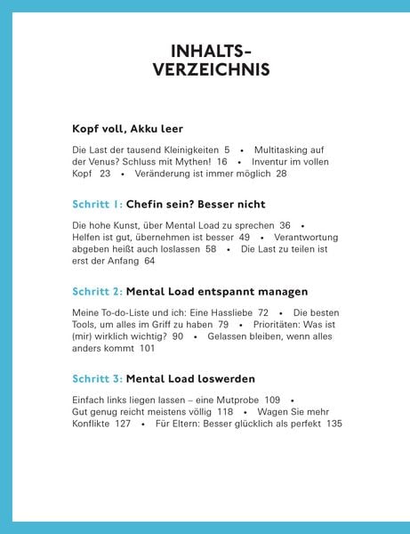 Produktbild: Freier Kopf statt Mental Load