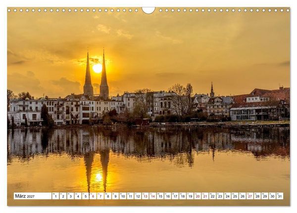 Produktbild: L&uuml;beck &ndash; Poetische Ansichten (Wandkalender 2027 DIN A3 quer), CALVENDO Monatskalender