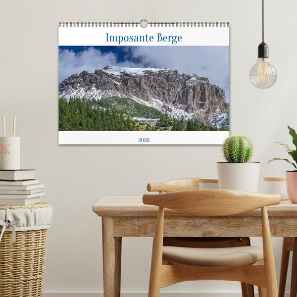 Produktbild: Imposante Berge (Wandkalender 2026 DIN A3 quer), CALVENDO Monatskalender