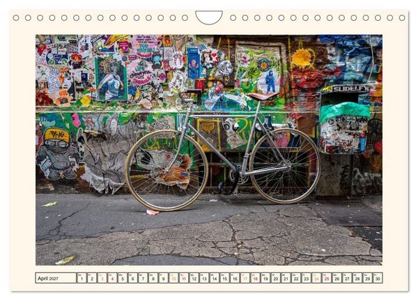 Produktbild: Fahrr&auml;der im Stadtbild (Wandkalender 2027 DIN A4 quer), CALVENDO Monatskalender