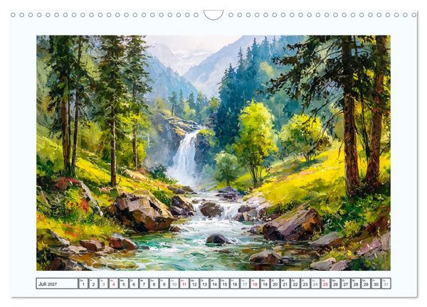 Produktbild: &Ouml;sterreich. Alpenzauber und Seentr&auml;ume (Wandkalender 2027 DIN A3 quer), CALVENDO Monatskalender